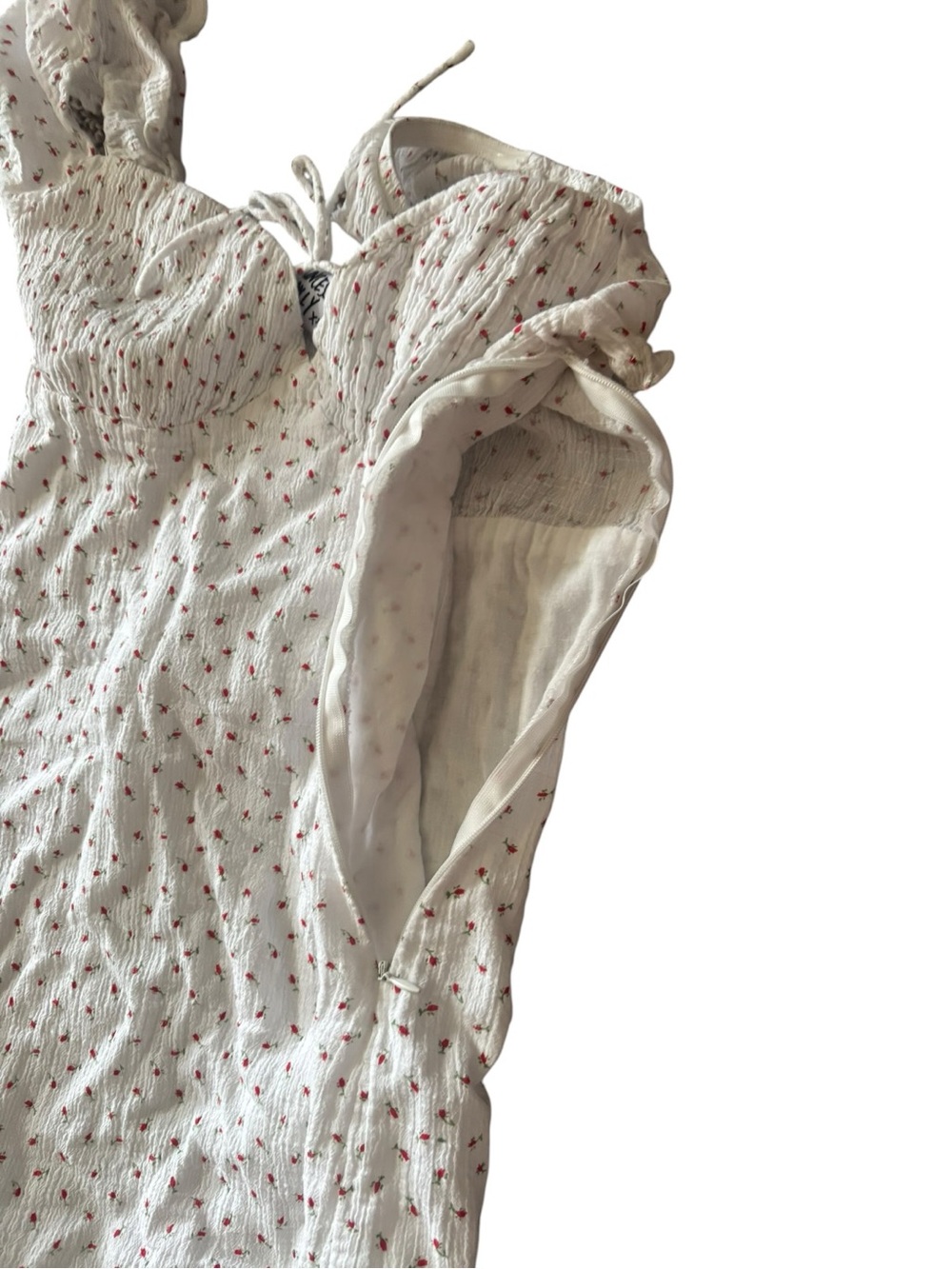 Princess Polly Natalina White Mini Dress Size Four (4) - Picture 6 of 9